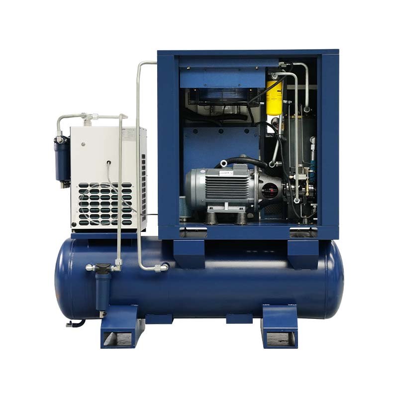 380V Heavy Duty Air Cooling Screw 20Bar Air Compressor Industrial With Double Air Tank