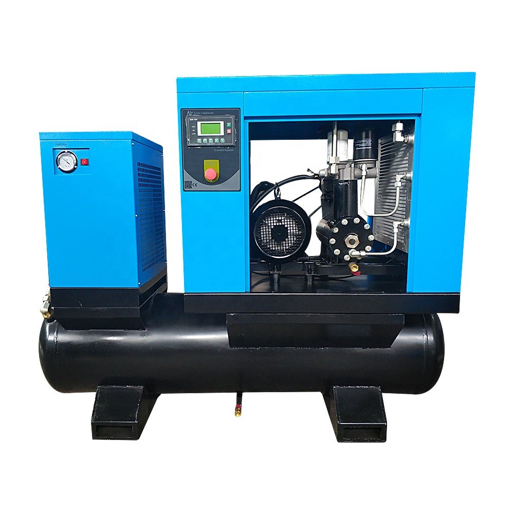 Industrial Equipment 10hp 15hp 20hp 30hp Integrated 4-in-1 All in One Screw air Compressor Fixed Speed air Compressor