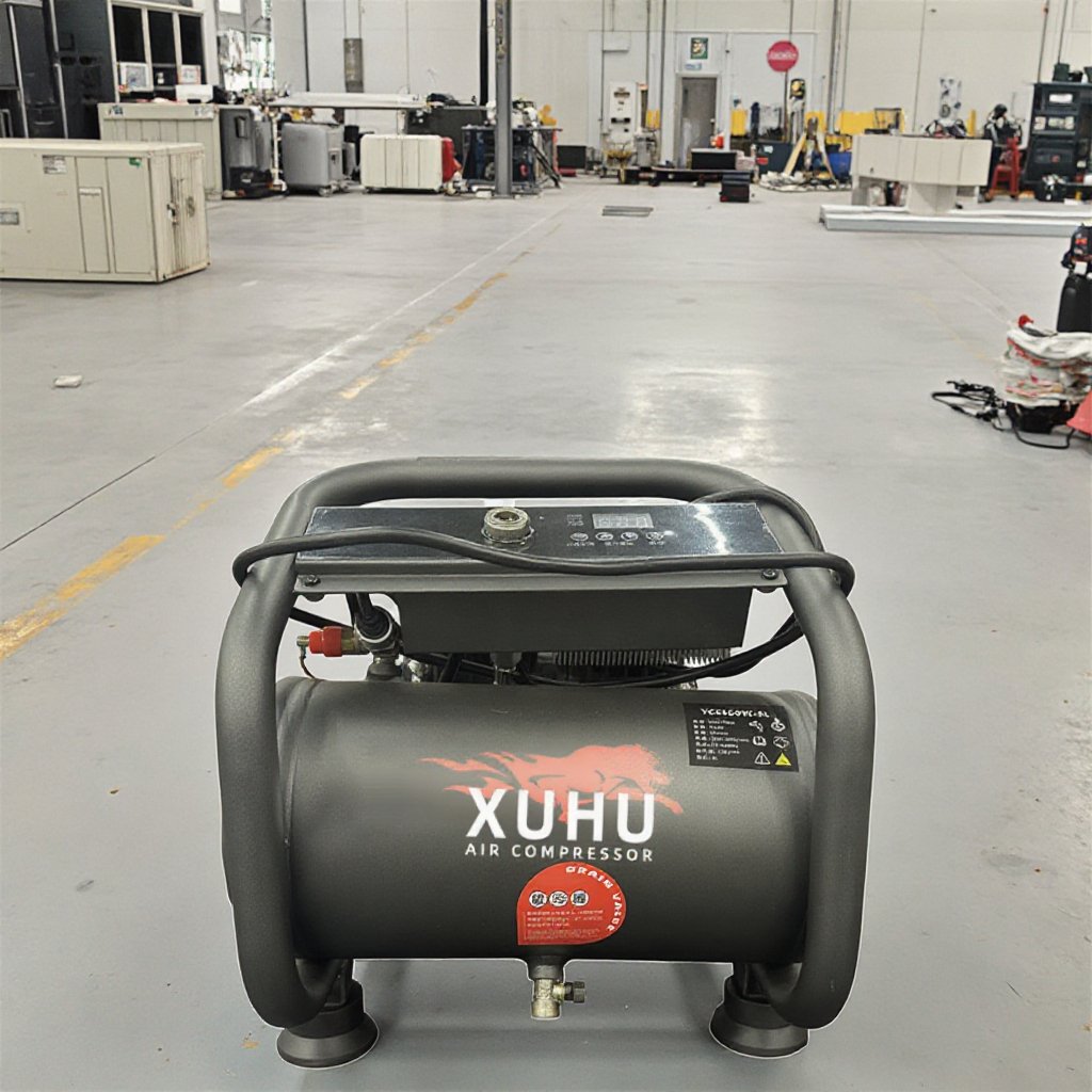 Factory New Style Portable Oil Free Mute Permanent Magnet Variable Frequency Industrial Air Compressor 1.1KW High Pressure