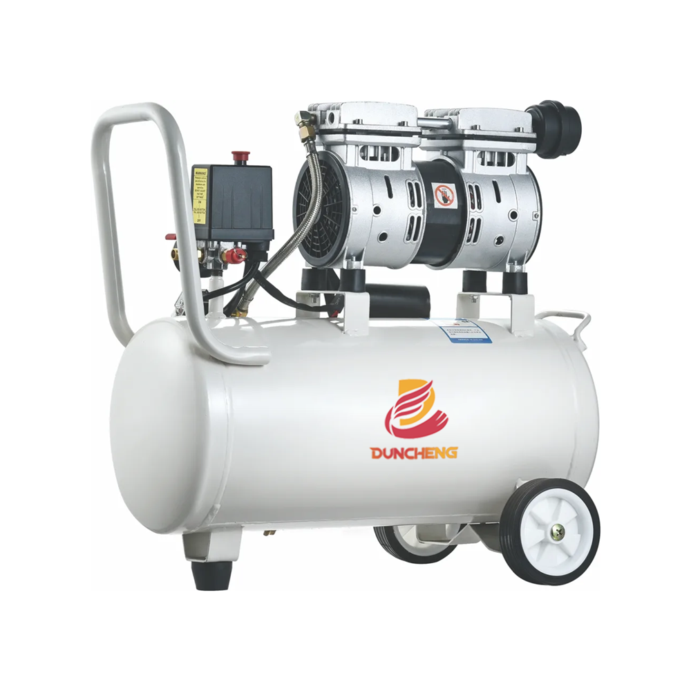 Aircompressor 3200w Oil-free Air Compressors With 120 Litre Portable Silent air Compressor with Stainless Steel tank for Sale