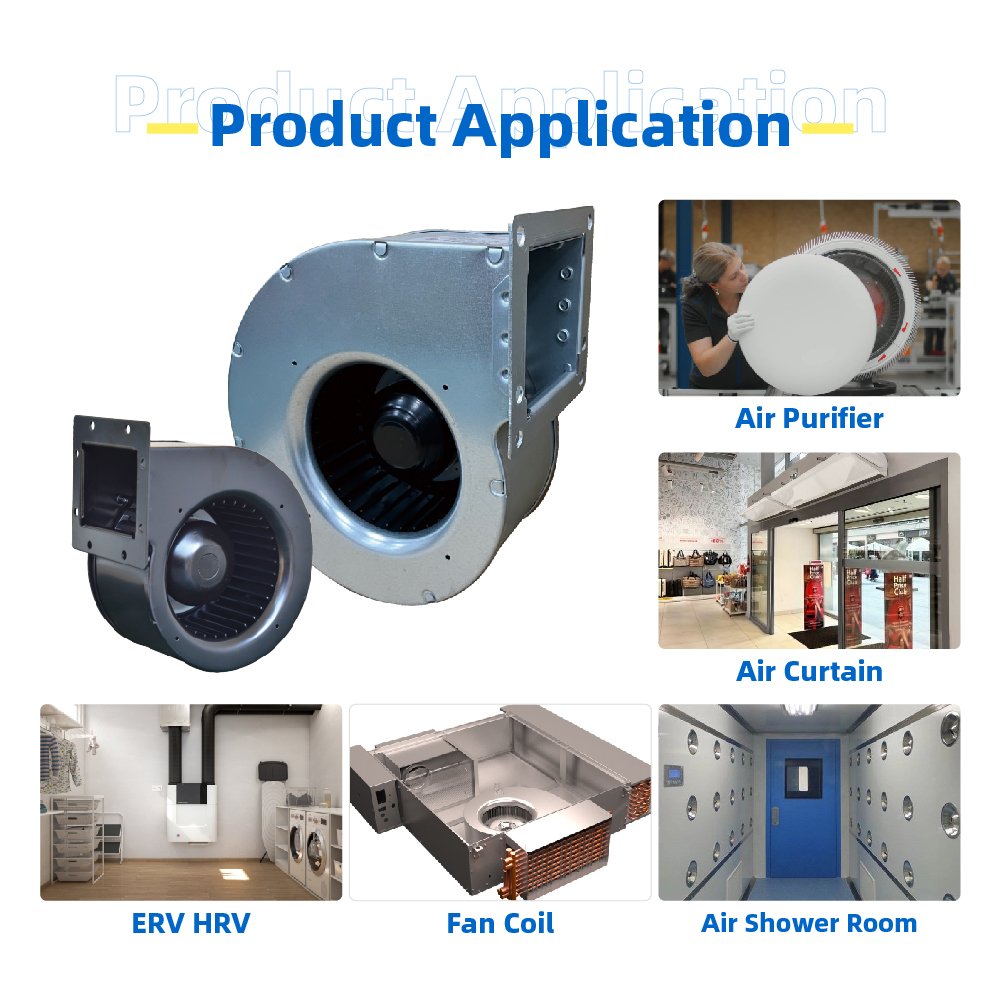 180mm Constant Flow Waterproof Blower Fan for Residential Ventilation