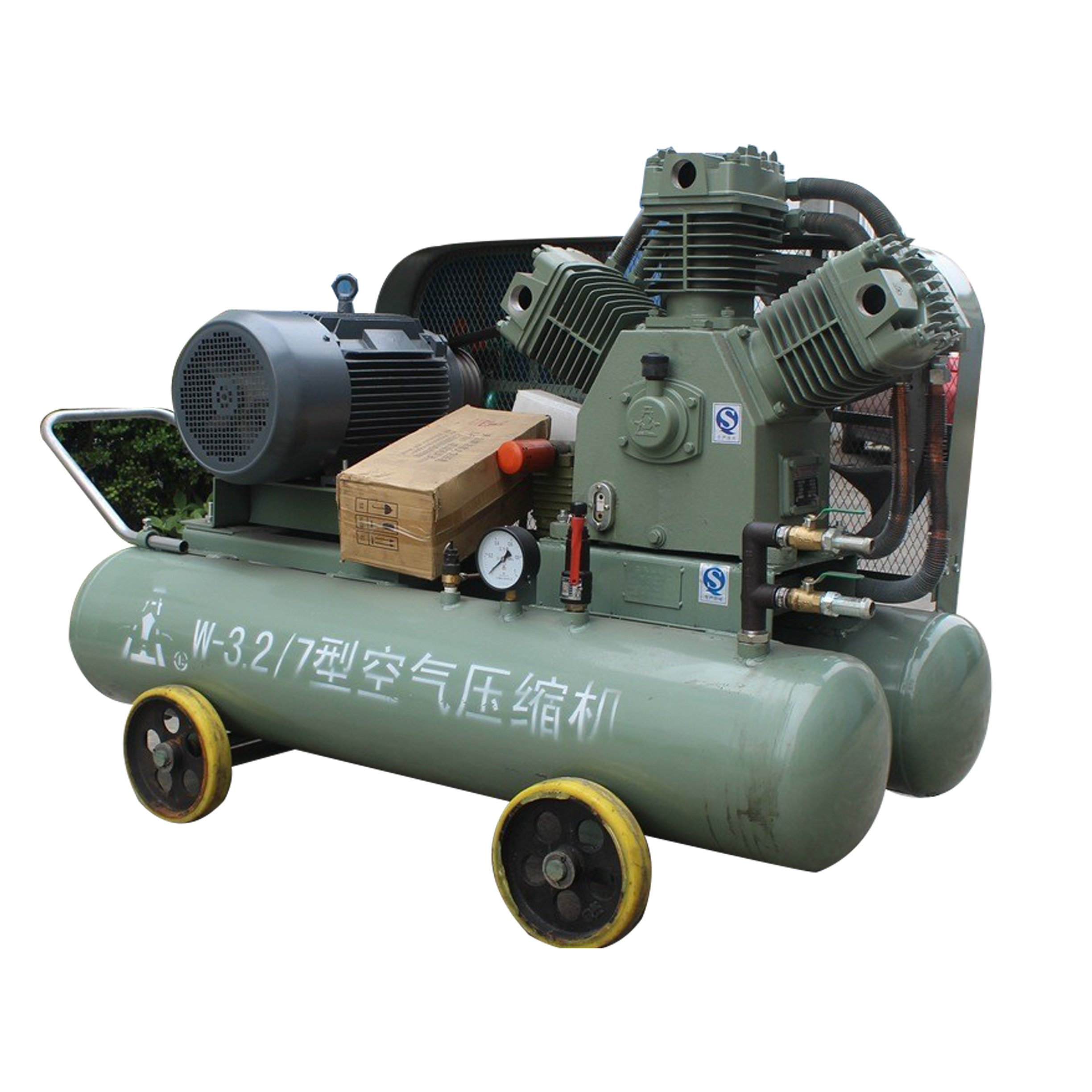 Chinese Supplier Industrial Used diesel Motor Power 150L air Compressor Portable Model