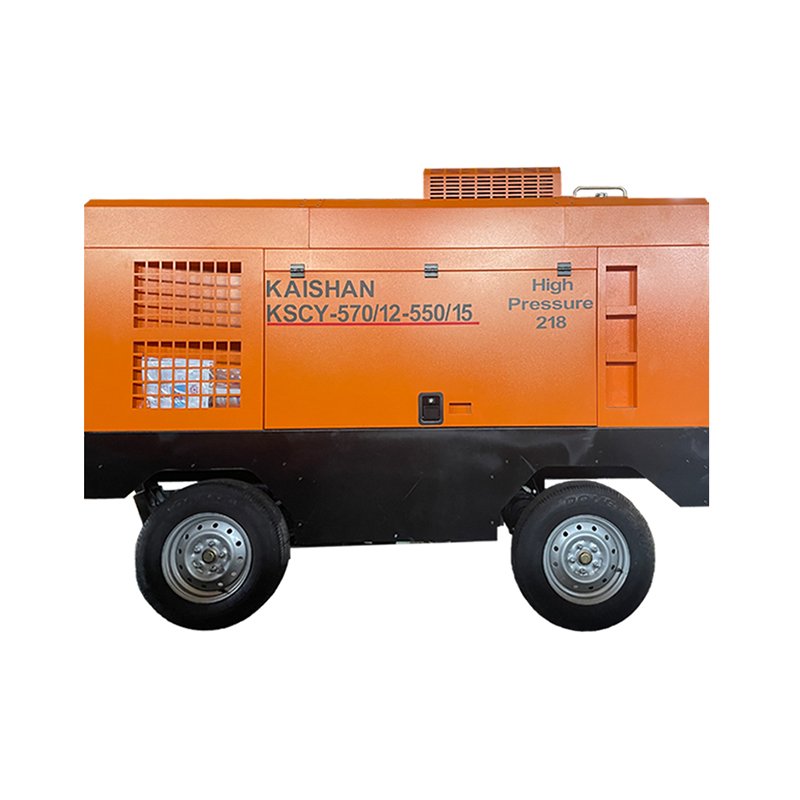 190HP Engine Portable Screw Air Compressor KSCY-570/12-550/15 for Mining