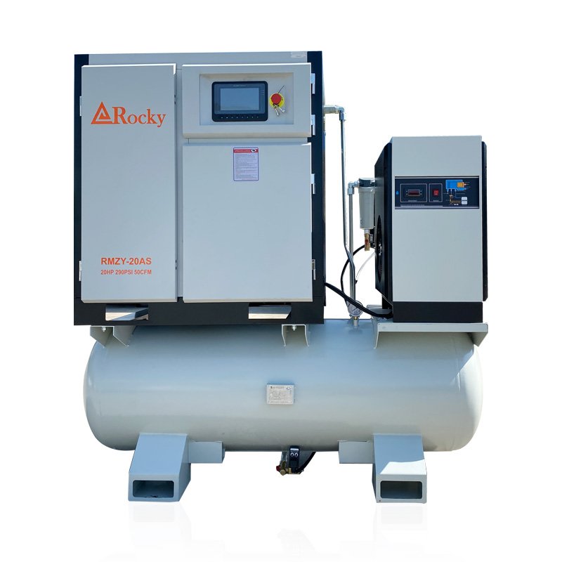 Rocky 20hp Four-in-one Integrated Screw Compressor 20 Bar Fiber Laser Screw Air Compressor