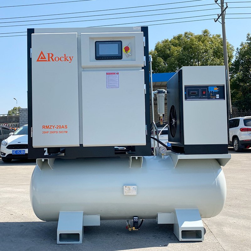 Rocky 20hp Four-in-one Integrated Screw Compressor 20 Bar Fiber Laser Screw Air Compressor