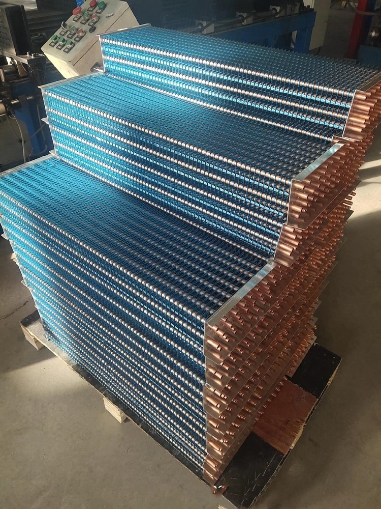 Ahu Freon Air Cooler Copper Tube Coil Aluminium Finned Heat Exchanger for Foreign Market