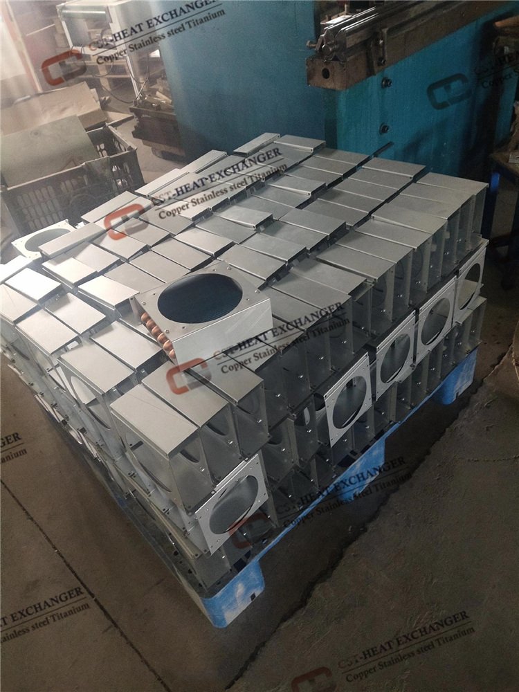 Ahu Freon Air Cooler Copper Tube Coil Aluminium Finned Heat Exchanger for Foreign Market
