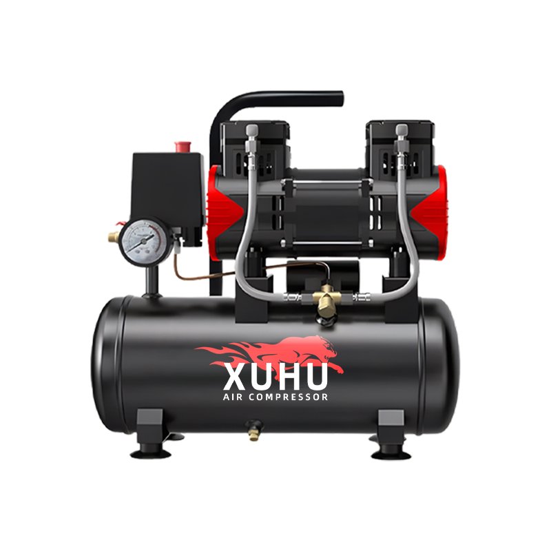Qualities Product 1100W*2-50L Silent AC Power Oil Free Air Compressor 220v Silent Price Oil Free Air Compressor