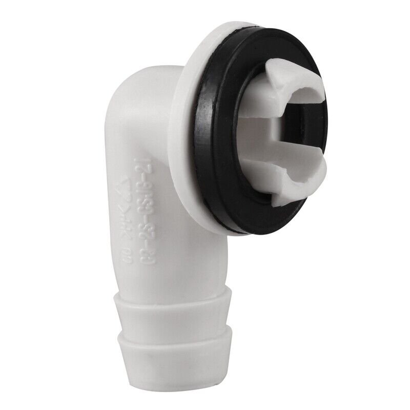 Window air Conditioner Condenser Condensate Drain Water Adapter a C Fittings Plastic Hose Connector Elbow Anti Leak Rubber Ring