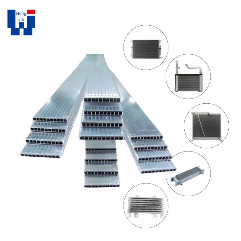 Hengjia Aluminum Parallel Tube Universal Parallel Flow Air Condition Universal Car AC Condenser Use Micro Aluminum Flat Tube