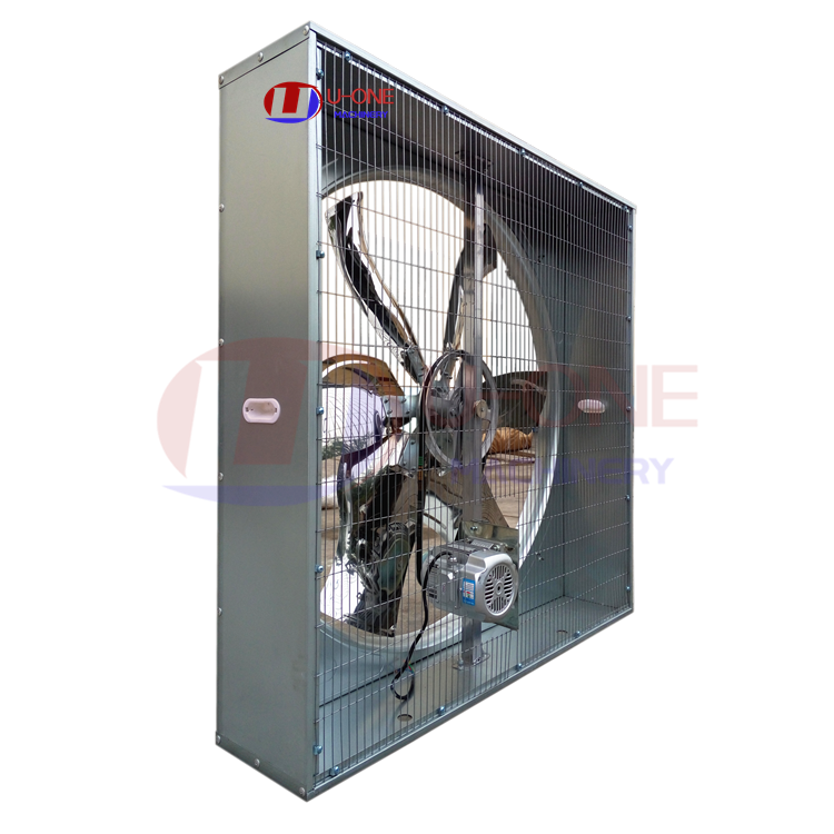 50 Inch Big air Flow Shutter Cone Ventilation Exhaust Fan for Poultry Farm / Greenhouse / Workshop