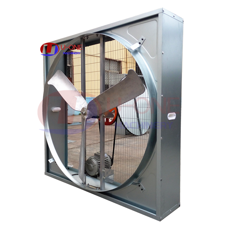 50 Inch Big air Flow Shutter Cone Ventilation Exhaust Fan for Poultry Farm / Greenhouse / Workshop