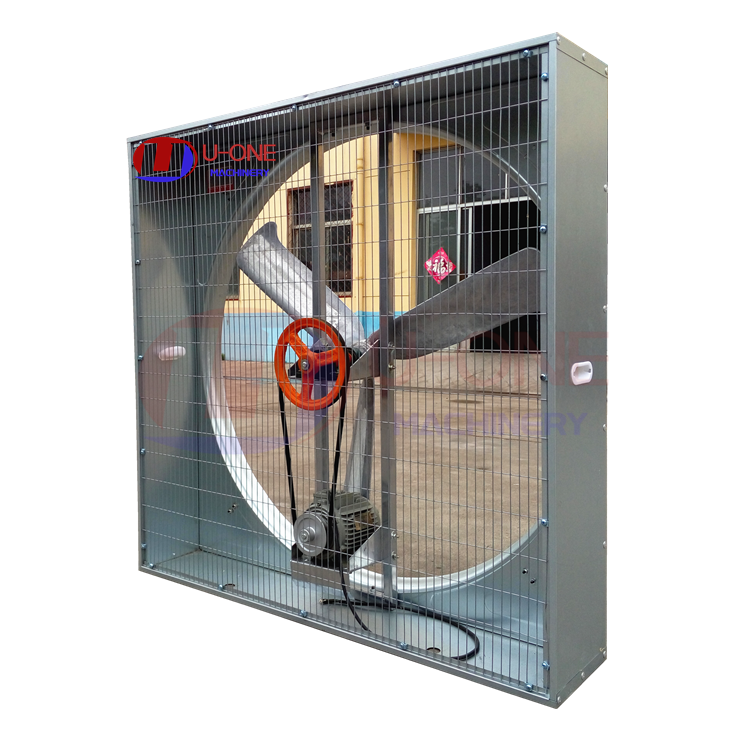 50 Inch Big air Flow Shutter Cone Ventilation Exhaust Fan for Poultry Farm / Greenhouse / Workshop