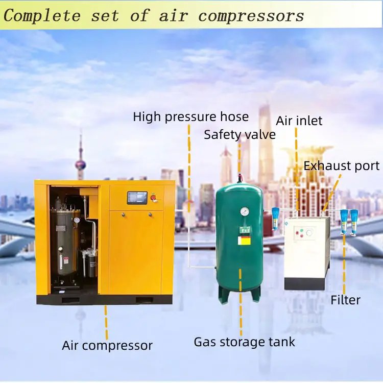 Wholesale Hot Sale Cordless Air Horn Air Compressor Screw Brake Used Air Compressor