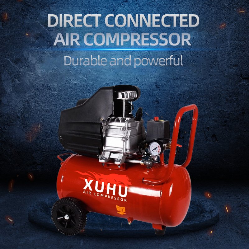 China Supplier 200L/min 2HP Portable air Compressor 220v Electric Direct Driven Small air Compressor