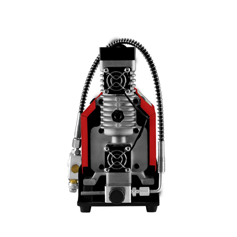GX-E-CS2 Portable 310bar 4640psi Dc 12 v Oil Free Piston air Pcp Compressor with Sponge Filtration High Pressure air Compressor