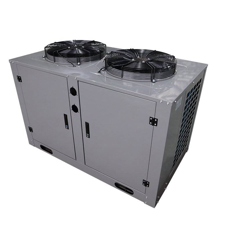 U-type Air-cooled Unit, Low Noise, Large air Volume, Top and Exhaust Compressor, Condensing Unit