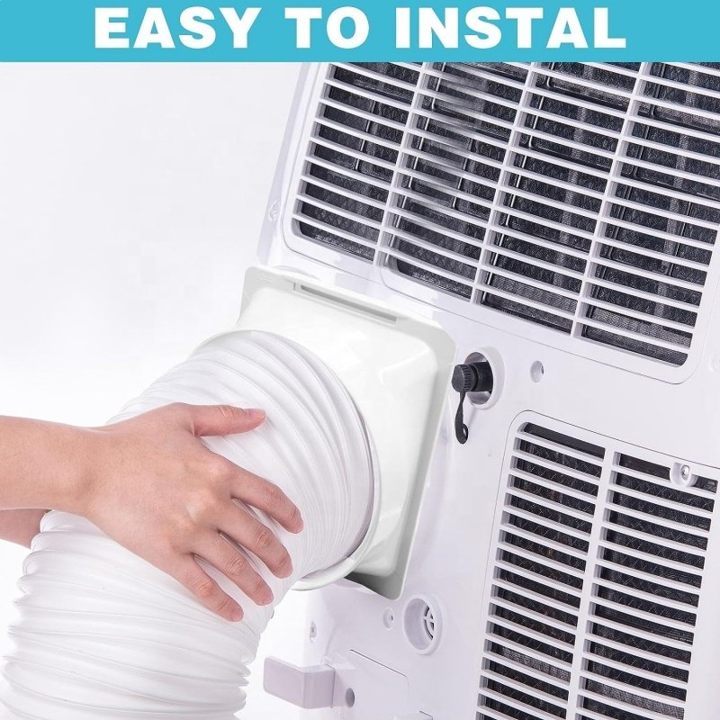 5.9inch Mobile air Conditioning Connecter AC Unit Window Vent Duct Tub Adapter Portable Air Conditioner Exhaust Hose Coupler