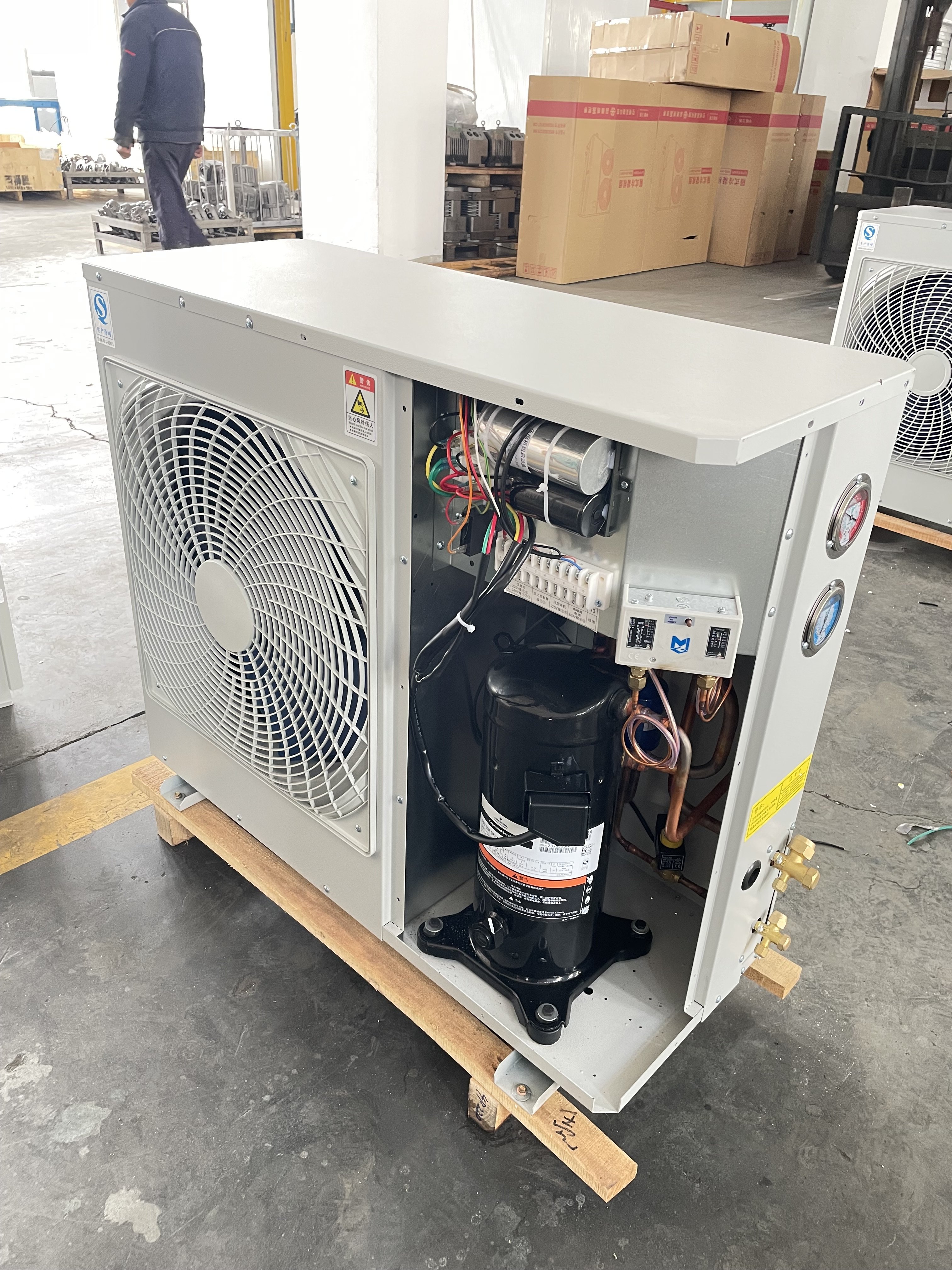 Emerson vortex Unit Refrigeration Integrated Unit Air Scroll Chiller Screw Parallel Condensing Unit Industrial