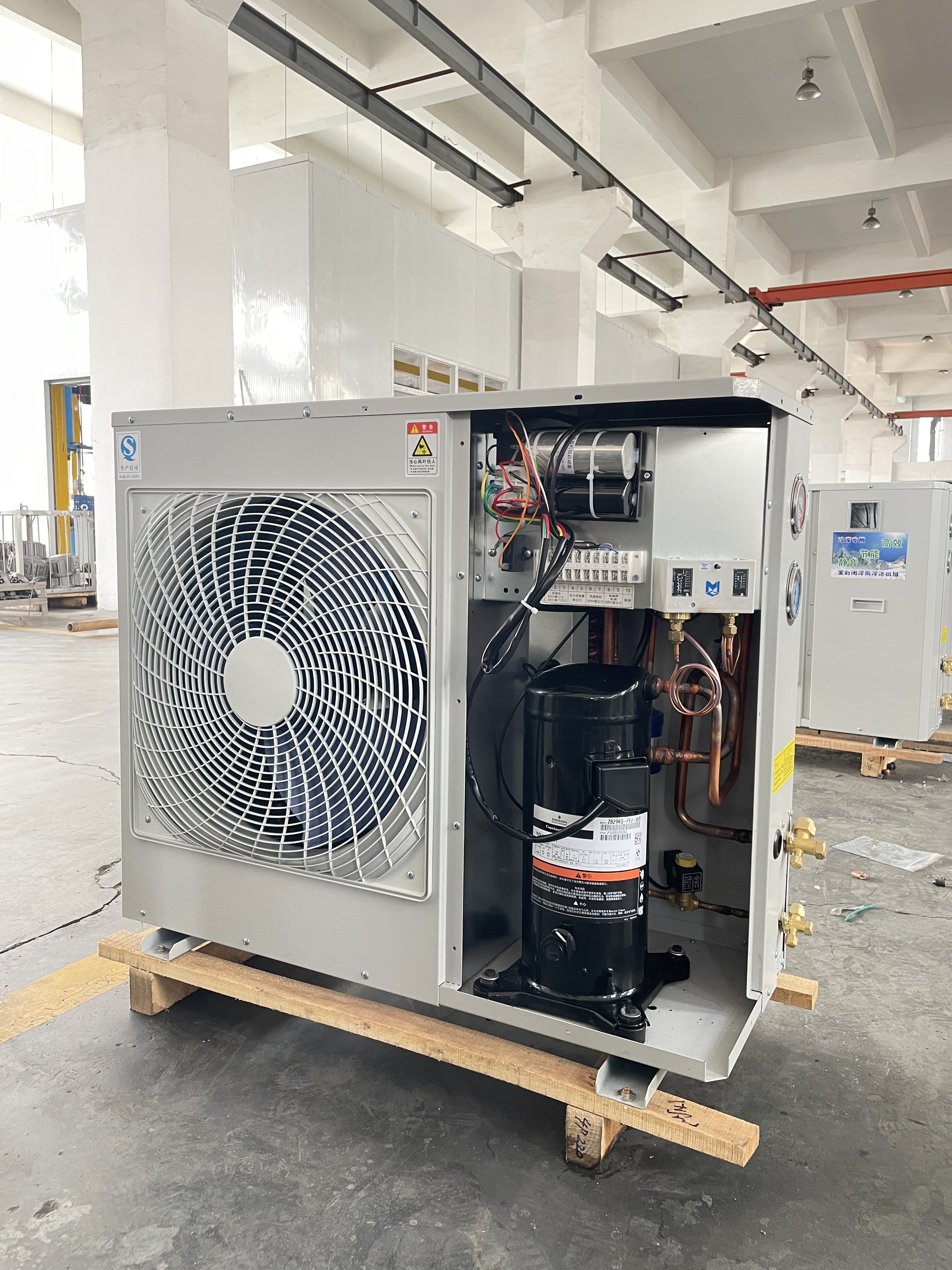 Emerson vortex Unit Refrigeration Integrated Unit Air Scroll Chiller Screw Parallel Condensing Unit Industrial
