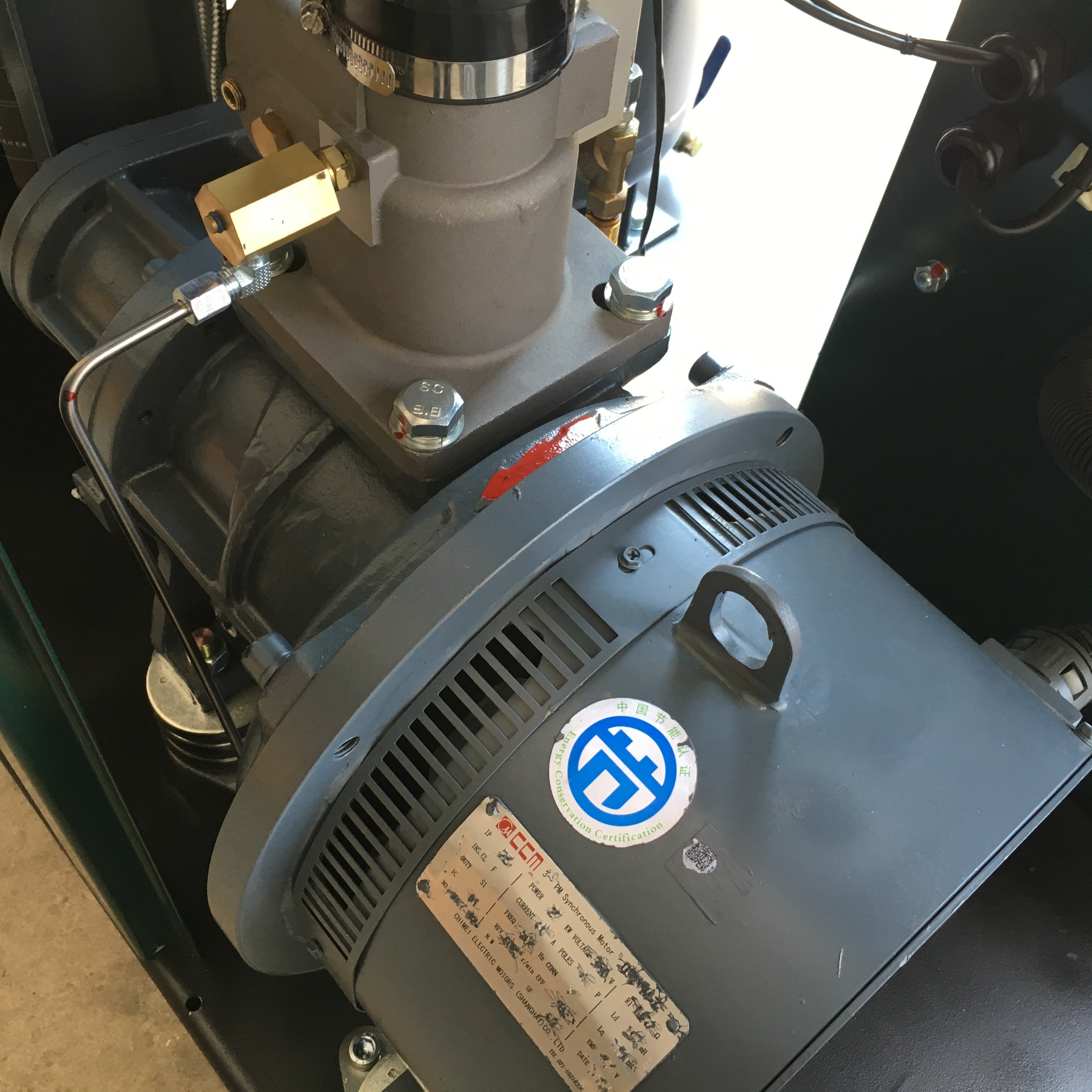Oil Free Vsd Motor 15kw Low Noise air Compressor Screw Type Compressor for Mask Machine