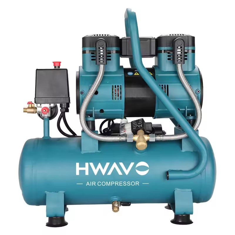 Good Price Technology Manufacturing 1300W Portable Piston 240v Oil-free air Compressor for Tire Inflator