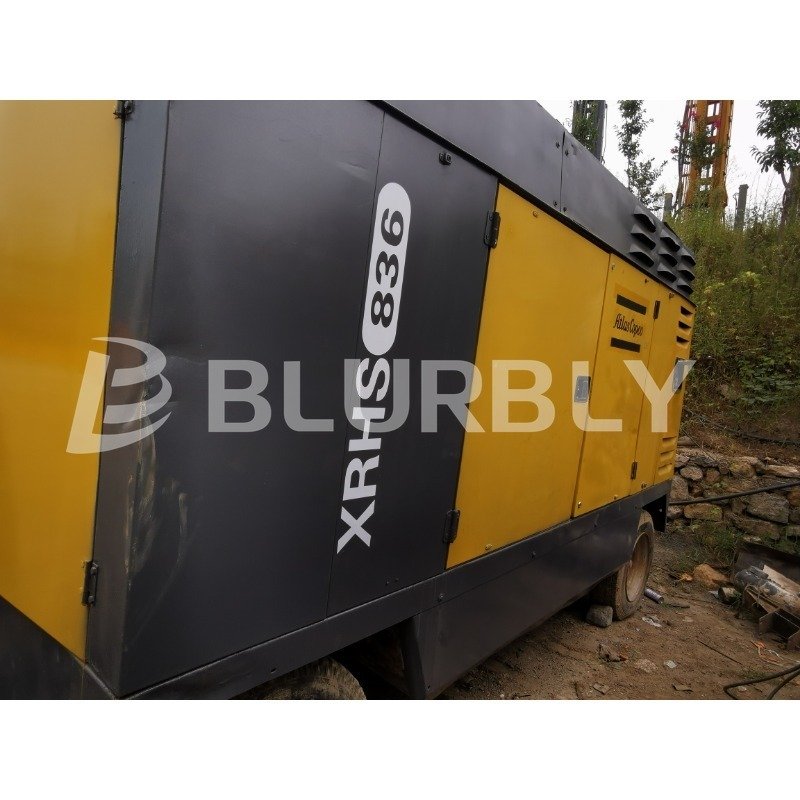 High-Performance Used Atlas Copco XRHS836 Mobile air Compressor Portable Screw air Compressor Compressors
