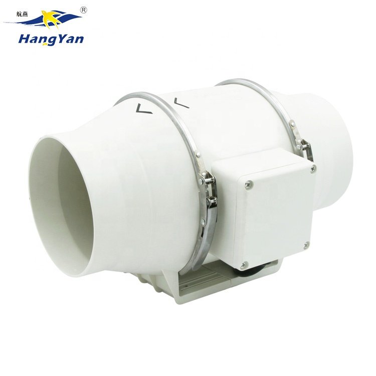 Best Ventilation Exhaust Plastic Small 100mm AC Silent 4" Inch Electric 220v Inline Duct Fan