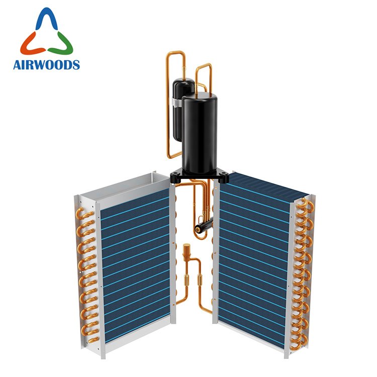 Ventilation Basement All Fresh Air Exhaust Air Condensation Heat Recovery Recuperator Air With Heat Pump