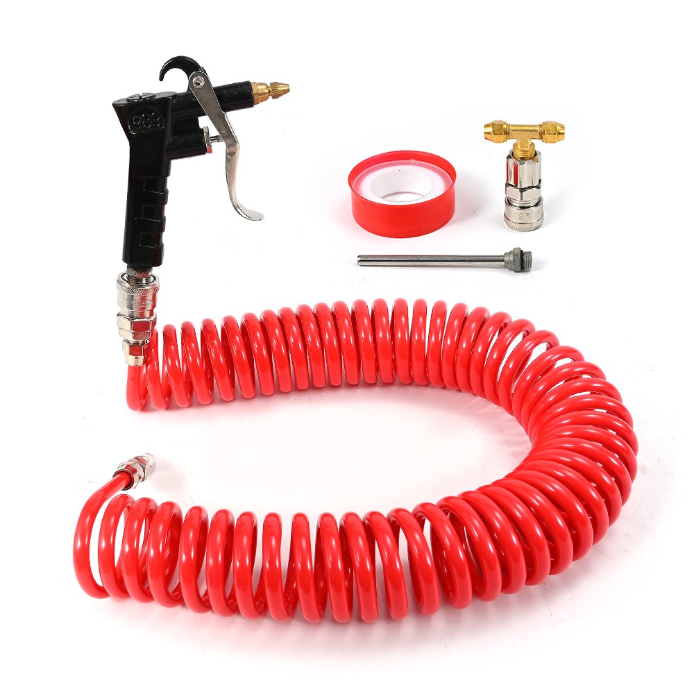 Pneumatic Air Blow Tools Duster Gun Spring PU Tube Adjustable Truck High Pressure Dust Blow Gun