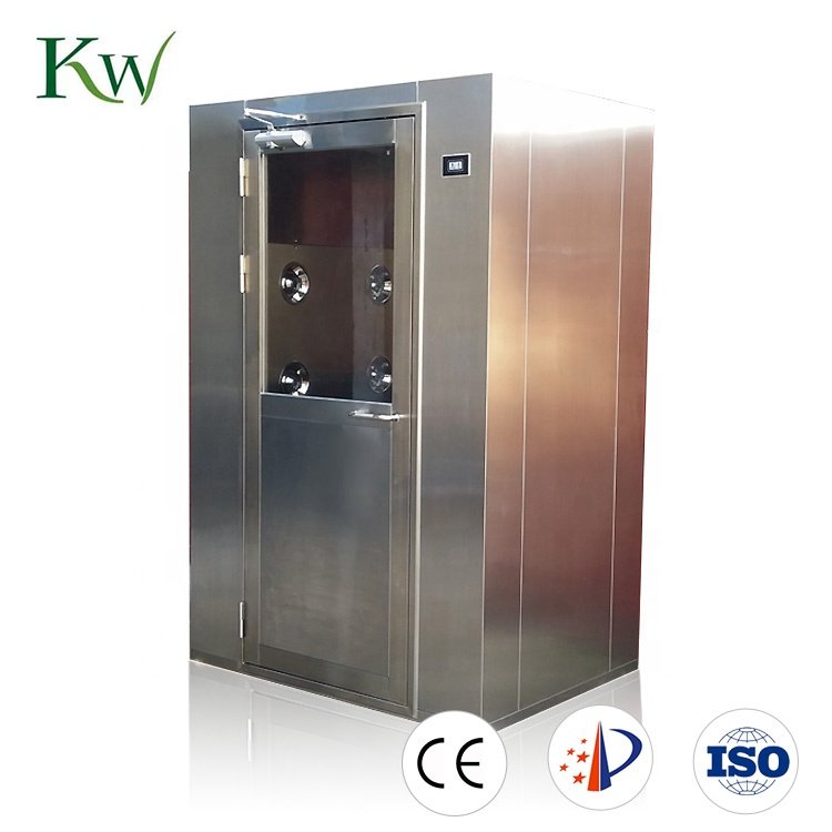 Stainless Steel Manual Single Person Air Shower Room