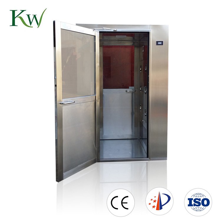 Stainless Steel Manual Single Person Air Shower Room
