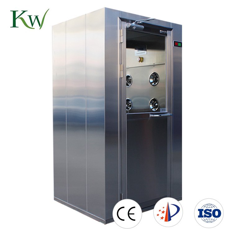 Stainless Steel Manual Single Person Air Shower Room