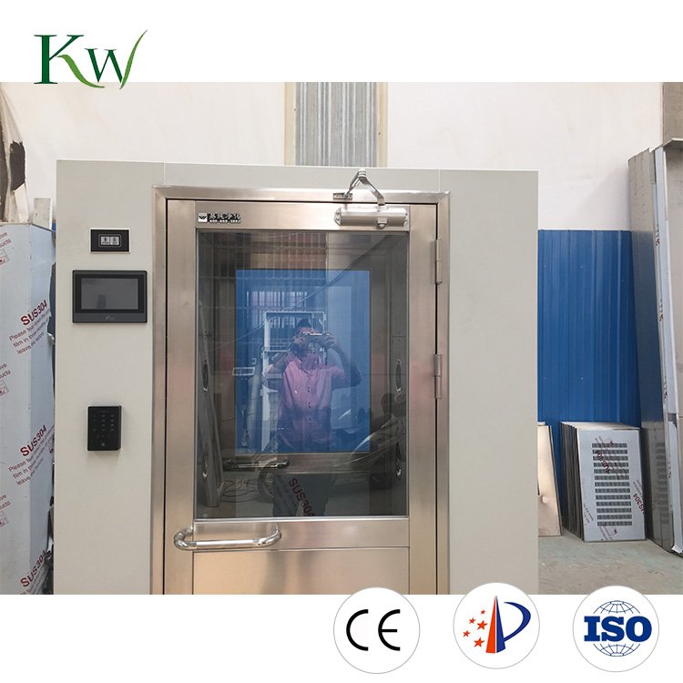 Stainless Steel Manual Single Person Air Shower Room