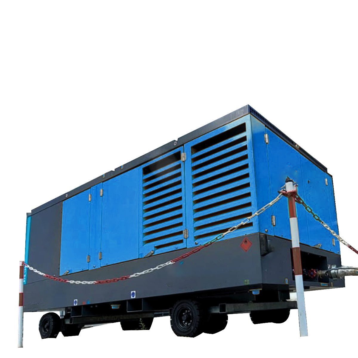 1600 CFM diesel Driven Oil-free cummins Engine 10.3bar 45.7 M³/min Mobile Big Power air air Compressor for Drilling