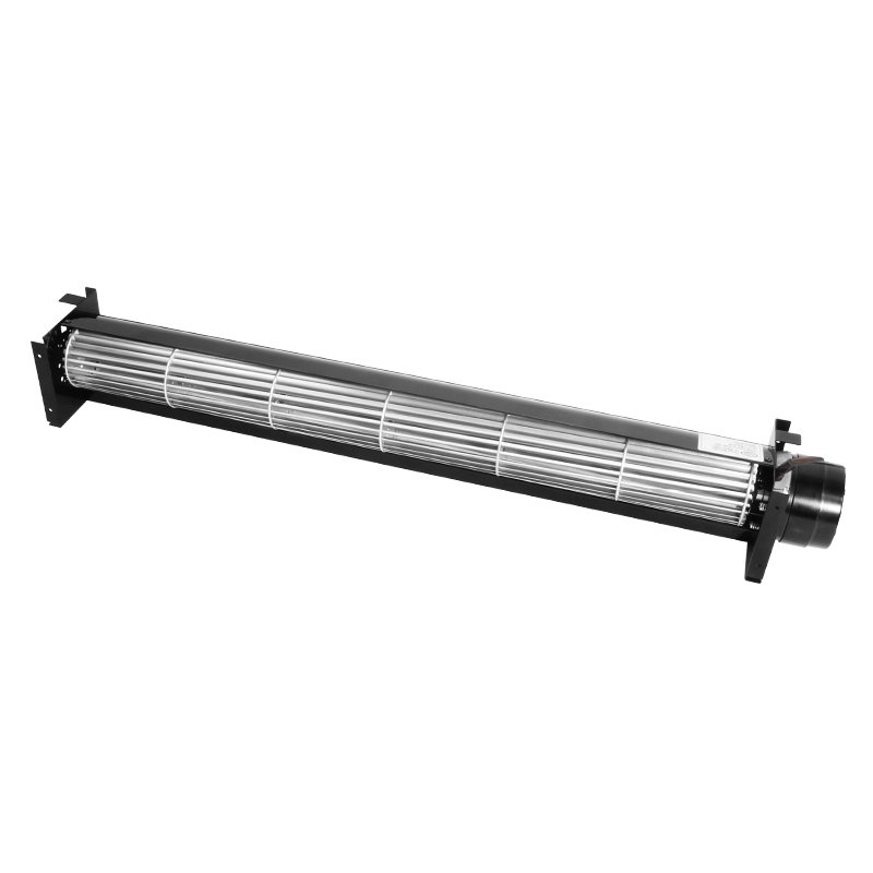PRSK AC 220V 50Hz 60mm Small Cross Flow Fan Aluminum Alloy Blade Impeller Stove Oven Tangential Blower