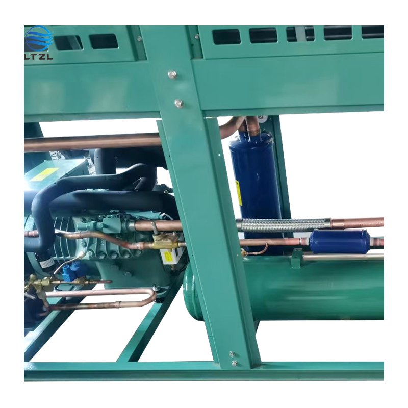 High Performance 30HP Bitzer Compressor Two-Stage Dual-Stage Cold Storage Refrigeration Air-Cooled Condensing Unit 380V New