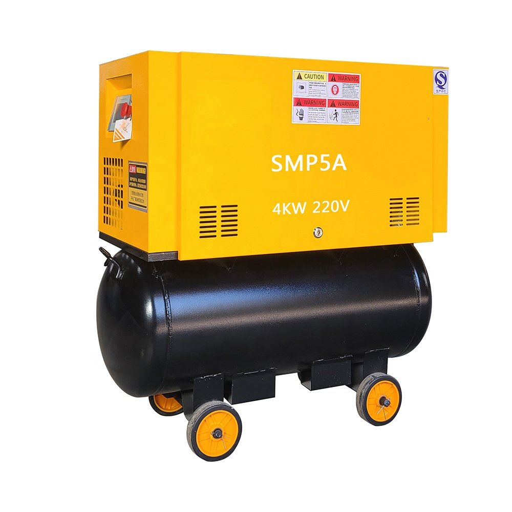 Karlos Industrial 15KW 20HP 8 Bar 10 Bar PM VSD Two-In-One Screw Air Compressor