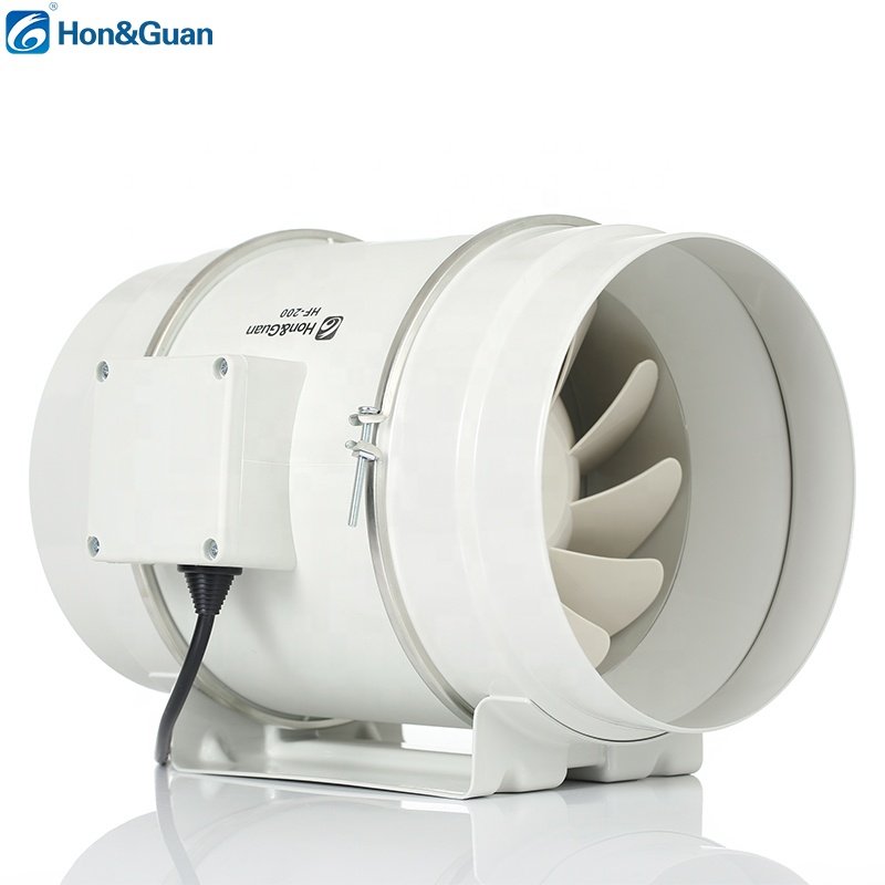 Hon&Guan Fan Manufacturer 4''6''8''10'' Inch Big Blower AC 220~240V OEM/ODM Ventilation Bathroom air Extractor Fan