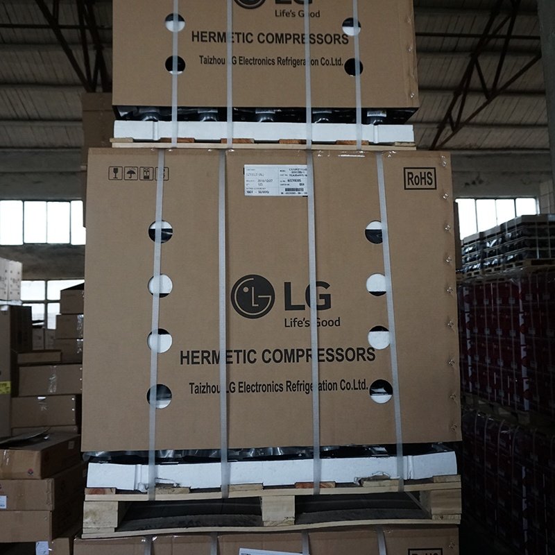 LG Brand R134A Alu Wire 1/3HP LX95LHBM Refrigerator Freezer Compressor With LG Color Carton Separate Loading