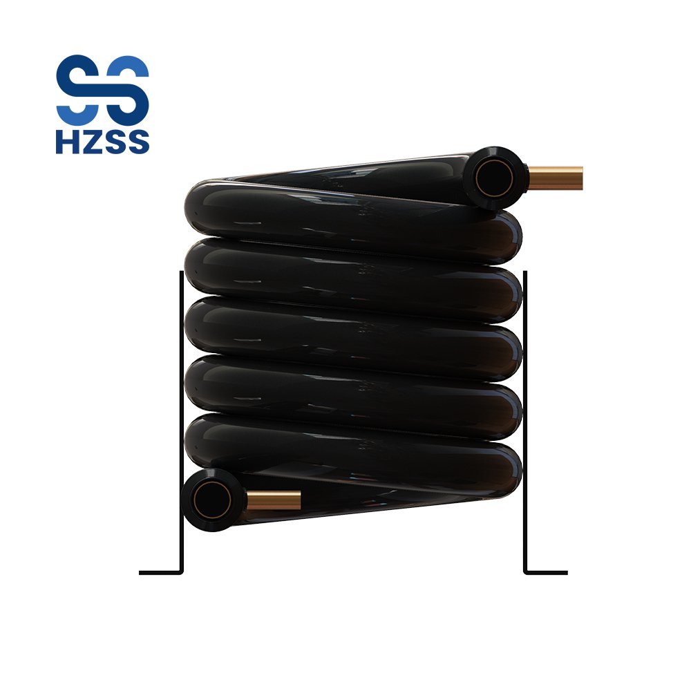 HZSS Strength Factory Marine Coaxial Heat Exchanger Cupronickel High Efficiency Spiral Condenser for Yacht Air Conditioning