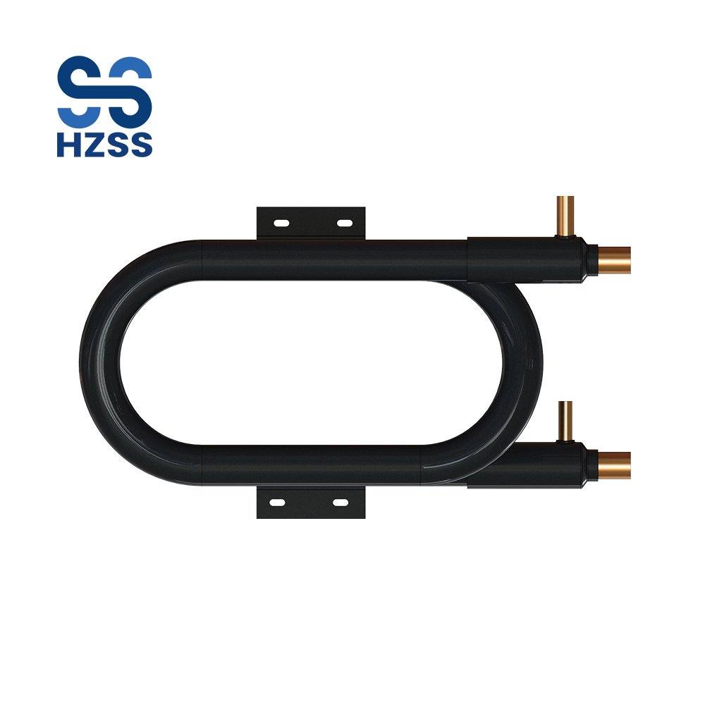 HZSS Strength Factory Marine Coaxial Heat Exchanger Cupronickel High Efficiency Spiral Condenser for Yacht Air Conditioning