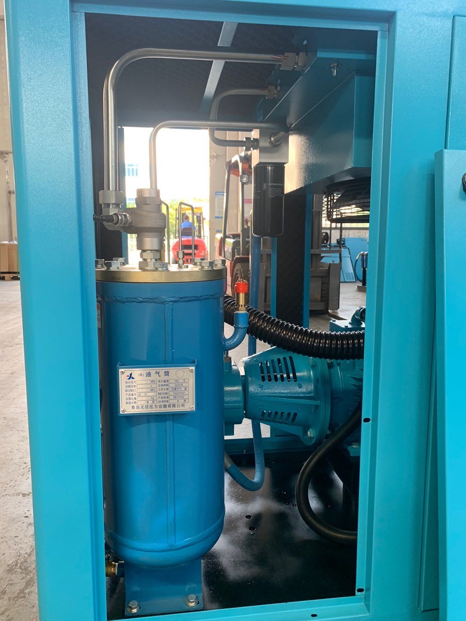 DEHAHA 4 in 1 22KW Screw Air Compressor for Laser Cutting with air tank 500L