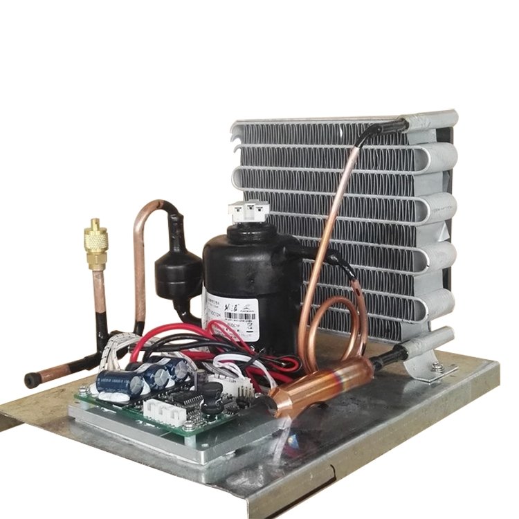 ST19DC24HC air Cooled R134a 24V DC Mini Compressor Unitcondensing Unit Small Refrigerating Unit