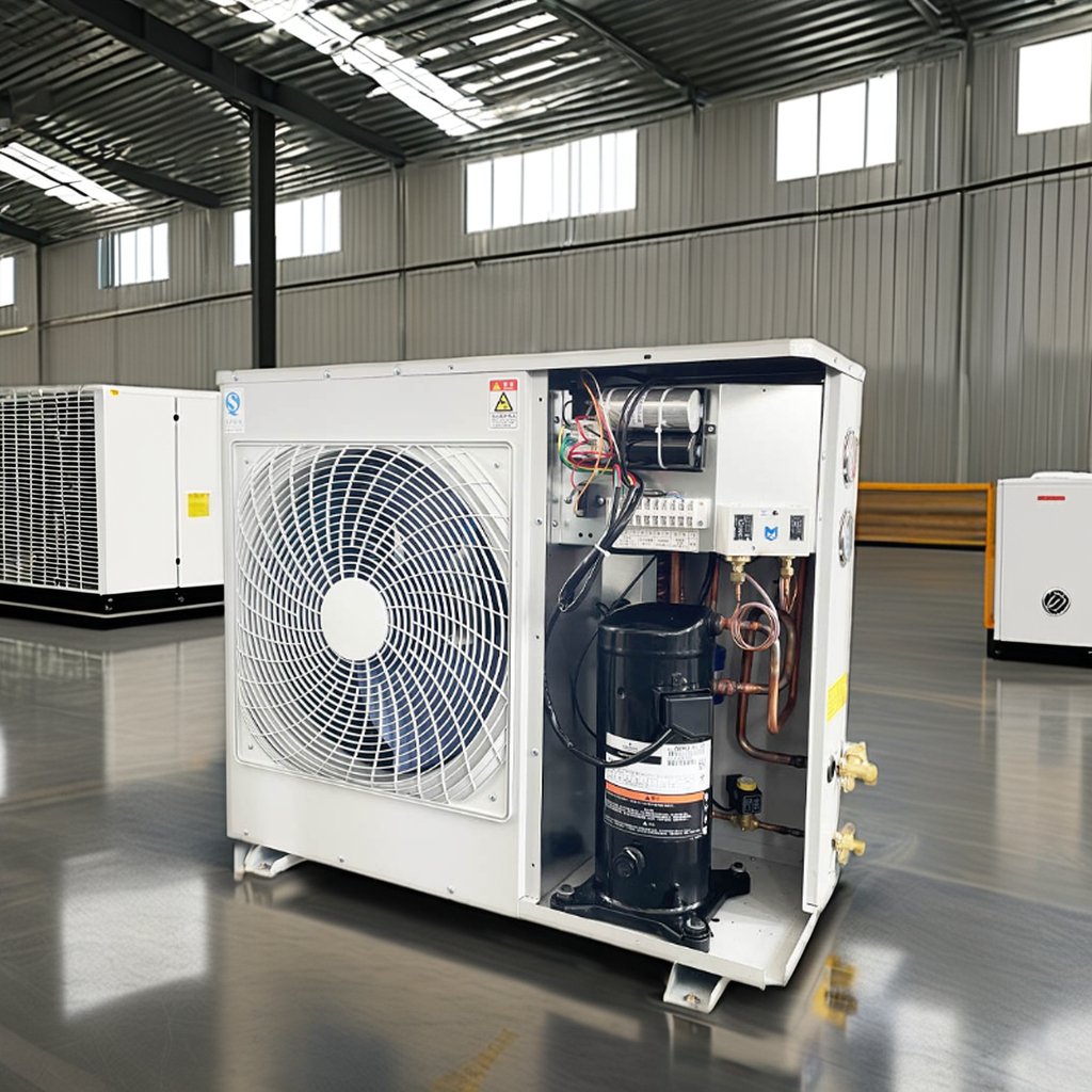 Emerson High-Performance 4 HP Fully Enclosed Integrated Cold Storage Unit Air-Cooled Condensing Energy Saving Remote Controlled