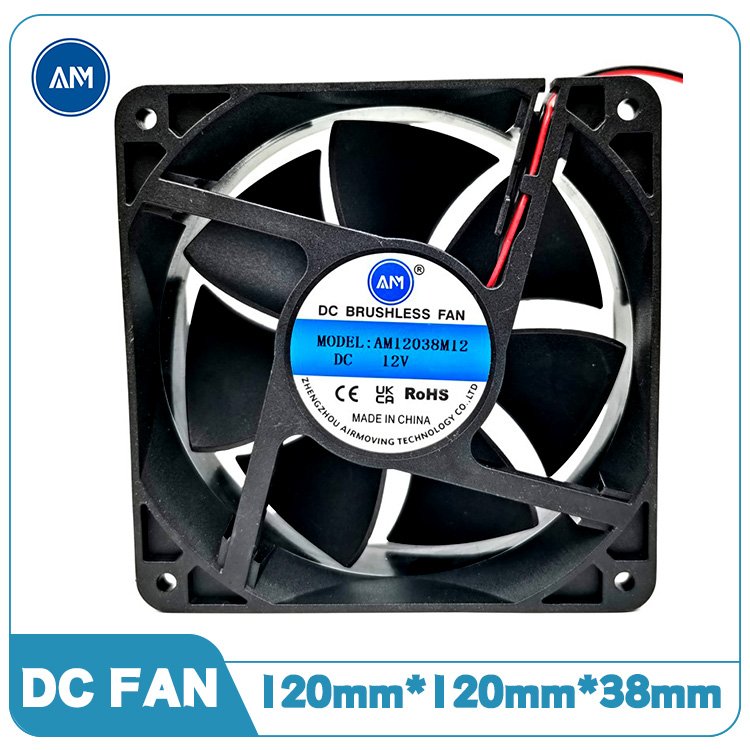 12v High Speed Blower Fan, 120mm Super High Speed 8000rpm, 120*120*38mm Dc Fan 12v 24v 48v