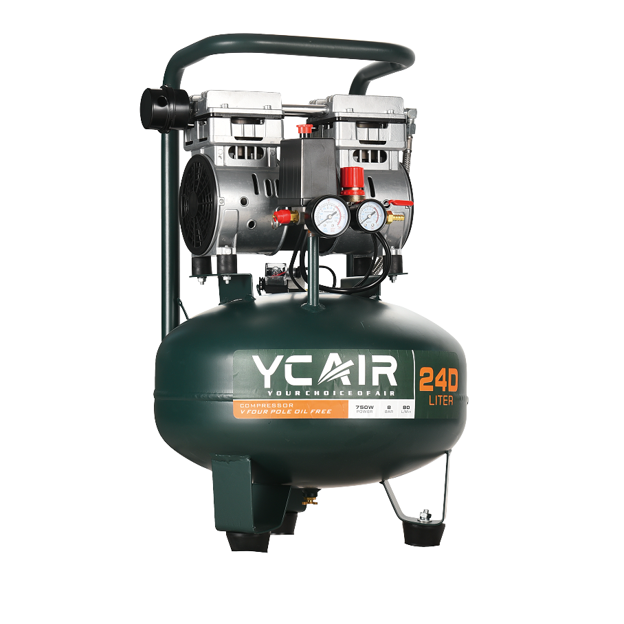 Adjusting tank U750W Oil-Free Factory Direct Portable Air Longer Life 24L air Compressor