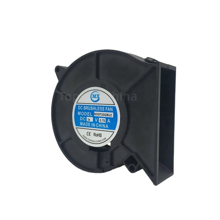 High-Pressure 24V DC Mini Electric Air Blower Fan Centrifugal Exhaust Fan with High Pressure Source