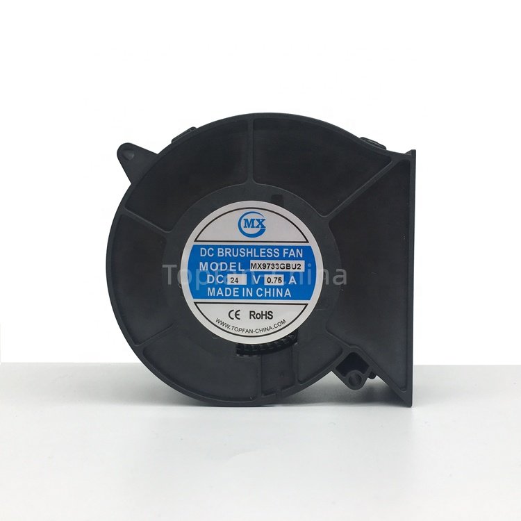 High-Pressure 24V DC Mini Electric Air Blower Fan Centrifugal Exhaust Fan with High Pressure Source