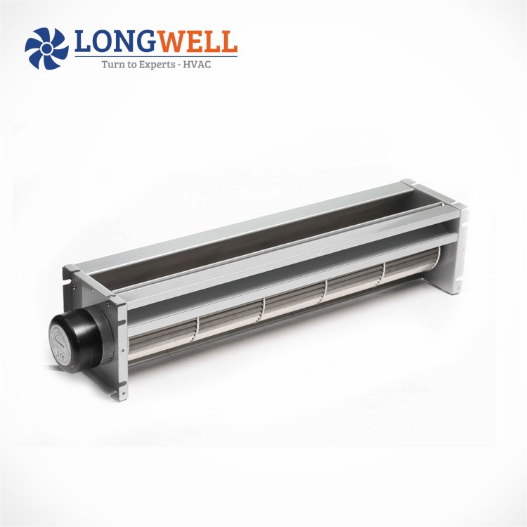 LONGWELL Customized AC DC Oven Convection Fan Motor 12V 220V Cross Flow Convection Fan for Oven Tangential Fan